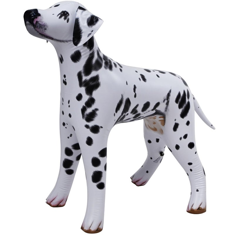 Jet Creations 39" L Inflatable Dalmatian Dog Black White Animal Puppy Pet Figure for Decor Play Thanksgiving Christmas WinterParty Birthday VBS Photo Prop, Gift for Boys Girls Kids, 1pc - Image 1